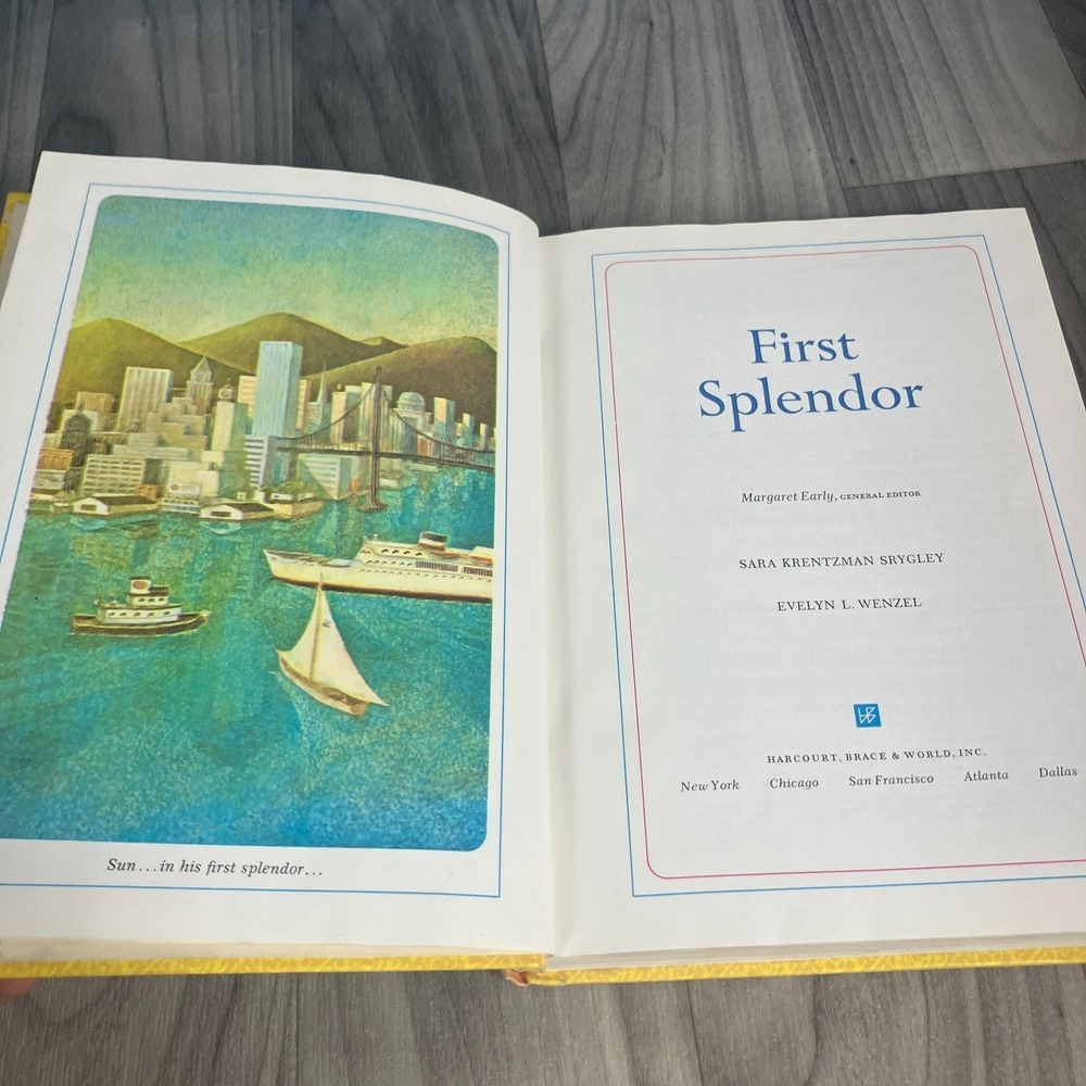 FIRST SPLENDOR Sara Srygley Excellent Nighttime Story Reading Book Hardback - Picture 5 of 5
